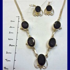 necklace..amethyst set-